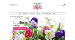Desktop Screenshot of mattesonsflorist.com